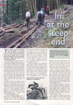 Horse Logging Courses